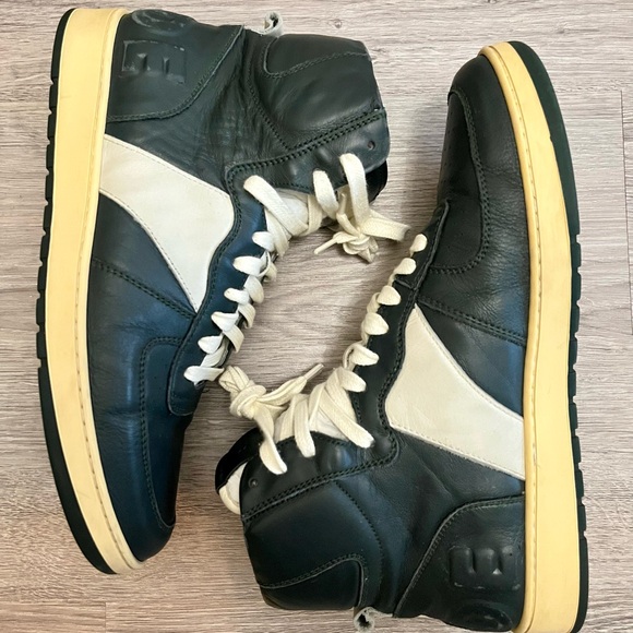 Rhude Men's High-Top Sneakers - Black and White - Picture 2 of 7